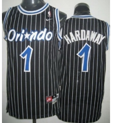 Men Nike Magic 1 Tim Hardway Black Throwback NBA Stitched Jersey