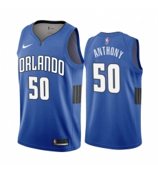 Men Nike Orlando Magic 50 Cole Anthony Blue NBA Swingman Statement Edition 2019 2020 Jersey