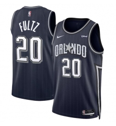 Men Orlando Magic 20 Markelle Fultz Navy 2023 24 City Edition Stitched Basketball Jersey