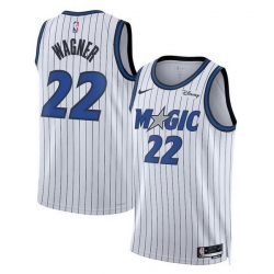 Men Orlando Magic 22 Franz Wagner White 2025 Association Edition Stitched Basketball Jersey