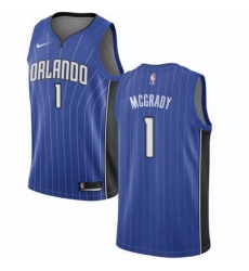 Mens Nike Orlando Magic 1 Tracy Mcgrady Swingman Royal Blue Road NBA Jersey Icon Edition