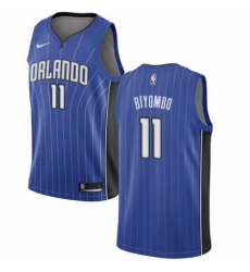 Mens Nike Orlando Magic 11 Bismack Biyombo Swingman Royal Blue Road NBA Jersey Icon Edition