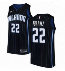 Mens Nike Orlando Magic 22 Jerian Grant Swingman Black NBA Jersey Statement Edition 