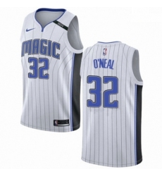 Mens Nike Orlando Magic 32 Shaquille ONeal Swingman NBA Jersey Association Edition