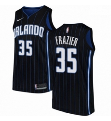 Mens Nike Orlando Magic 35 Melvin Frazier Authentic Black NBA Jersey Statement Edition 