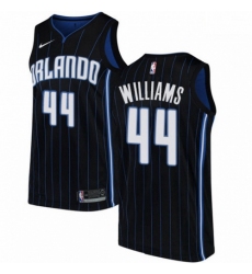 Mens Nike Orlando Magic 44 Jason Williams Authentic Black Alternate NBA Jersey Statement Edition