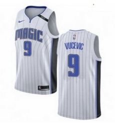 Mens Nike Orlando Magic 9 Nikola Vucevic Swingman NBA Jersey Association Edition