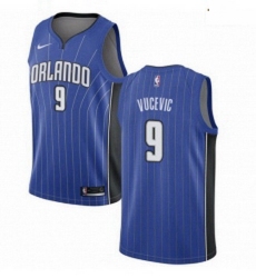 Mens Nike Orlando Magic 9 Nikola Vucevic Swingman Royal Blue Road NBA Jersey Icon Edition