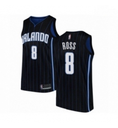 Mens Orlando Magic 8 Terrence Ross Authentic Black Basketball Jersey Statement Edition