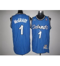 Nike NBA Orlando Magic 1 Tracy McGrady Blue Throwback Swingman Jersey