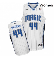 Womens Adidas Orlando Magic 44 Jason Williams Swingman White Home NBA Jersey