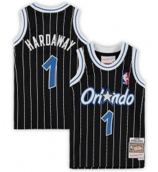 Toddler Orlando Magic 1 Penny Hardaway Black NBA Stitched Jersey