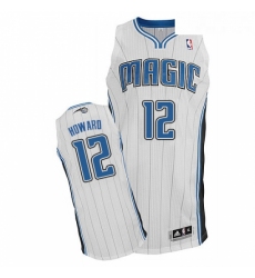 Youth Adidas Orlando Magic 12 Dwight Howard Authentic White Home NBA Jersey 