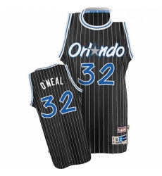 Youth Nike Orlando Magic 32 Shaquille ONeal Authentic Black Throwback NBA Jersey