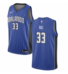 Youth Nike Orlando Magic 33 Grant Hill Swingman Royal Blue Road NBA Jersey Icon Edition