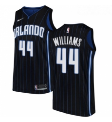 Youth Nike Orlando Magic 44 Jason Williams Authentic Black Alternate NBA Jersey Statement Edition