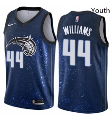 Youth Nike Orlando Magic 44 Jason Williams Swingman Blue NBA Jersey City Edition