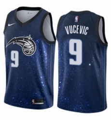 Youth Nike Orlando Magic 9 Nikola Vucevic Swingman Blue NBA Jersey City Edition