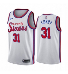 Nike Philadelphia 76ers 31 Seth Curry 2019 20 Unveil Classic Edition White Stitched NBA Jersey