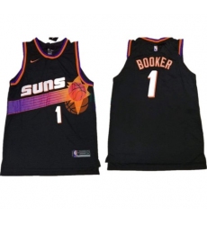 Men Devin Booker Phoenix Suns throwback jersey black