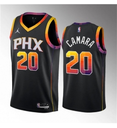 Men Phoenix Suns 20 Toumani Camara Black 2023 Draft Statement Edition Stitched Basketball Jersey