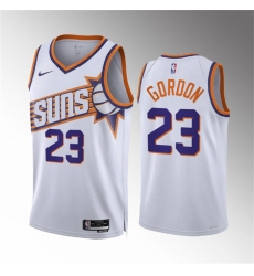 Men Phoenix Suns 23 Eric Gordon White Association Edition Stitched Basketball Jersey