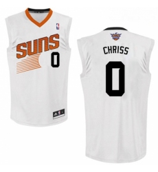 Mens Adidas Phoenix Suns 0 Marquese Chriss Authentic White Home NBA Jersey