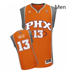 Mens Adidas Phoenix Suns 13 Steve Nash Authentic Orange NBA Jersey