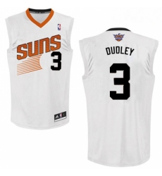 Mens Adidas Phoenix Suns 3 Jared Dudley Swingman White Home NBA Jersey