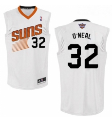 Mens Adidas Phoenix Suns 32 Shaquille ONeal Authentic White Home NBA Jersey