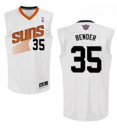 Mens Adidas Phoenix Suns 35 Dragan Bender Authentic White Home NBA Jersey
