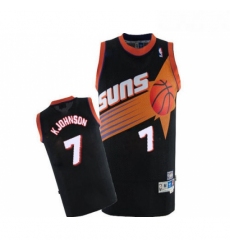 Mens Adidas Phoenix Suns 7 Kevin Johnson Authentic Black Throwback NBA Jersey