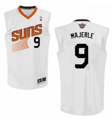 Mens Adidas Phoenix Suns 9 Dan Majerle Authentic White Home NBA Jersey