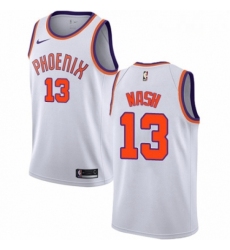 Mens Nike Phoenix Suns 13 Steve Nash Authentic NBA Jersey Association Edition