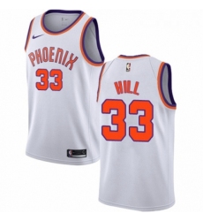 Mens Nike Phoenix Suns 33 Grant Hill Authentic NBA Jersey Association Edition