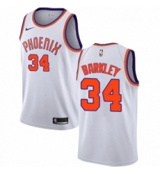Mens Nike Phoenix Suns 34 Charles Barkley Swingman NBA Jersey Association Edition