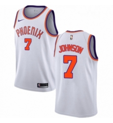 Mens Nike Phoenix Suns 7 Kevin Johnson Authentic NBA Jersey Association Edition