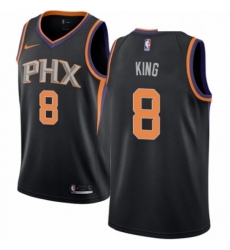 Mens Nike Phoenix Suns 8 George King Swingman Black NBA Jersey Statement Edition 