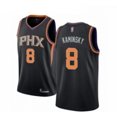 Mens Phoenix Suns 8 Frank Kaminsky Authentic Black Basketball Jersey Statement Edition 