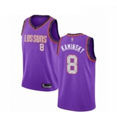 Mens Phoenix Suns 8 Frank Kaminsky Authentic Purple Basketball Jersey 2018 19 City Edition 