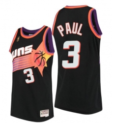 Phoenix Suns Chris Paul Hardwood Classics Black Throwback 90s Jersey