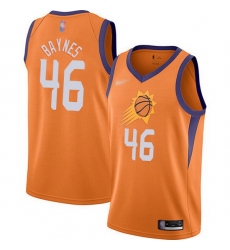 Suns  46 Aron Baynes Orange Basketball Swingman Statement Edition 2019 2020 Jersey
