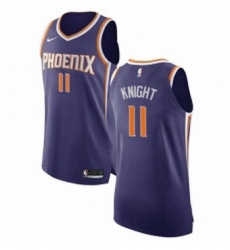 Womens Nike Phoenix Suns 11 Brandon Knight Authentic Purple Road NBA Jersey Icon Edition
