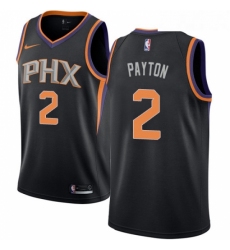Womens Nike Phoenix Suns 2 Elfrid Payton Authentic Black Alternate NBA Jersey Statement Edition 