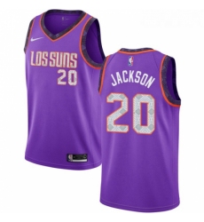 Womens Nike Phoenix Suns 20 Josh Jackson Swingman Purple NBA Jersey 2018 19 City Edition 