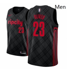 Men NBA 2018 19 Portland Trail Blazers 23 Cameron Oliver City Edition Black Jersey 