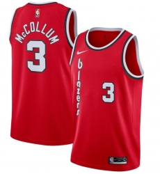 Mens Nike Portland Trail Blazers  CJ McCollum Swingman Red Alternate NBA Jersey 2020 Statement Edition