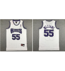 Kings 55 Jason Williams White Nike Swingman Jersey