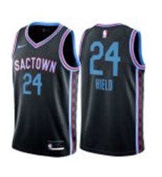Men Sacramento Kings Buddy Hield Nike Blue Swingman jersey