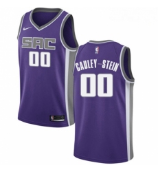 Mens Nike Sacramento Kings 0 Willie Cauley Stein Authentic Purple Road NBA Jersey Icon Edition 